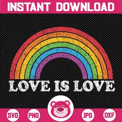 rainbow lgbt pride love is love svg, lgbt svg, pride svg, lesbian gay svg, love is love svg, rainbow svg