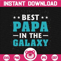 best grandpa in the galaxy| svg cut or print diy art father's day grandad birthday pops papa superhero iron on grill bbq