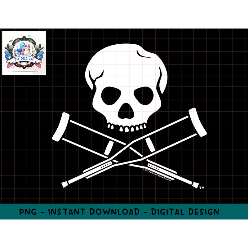 Jackass Skull And Crutches Logo Pullover Hoodie copy.jpg