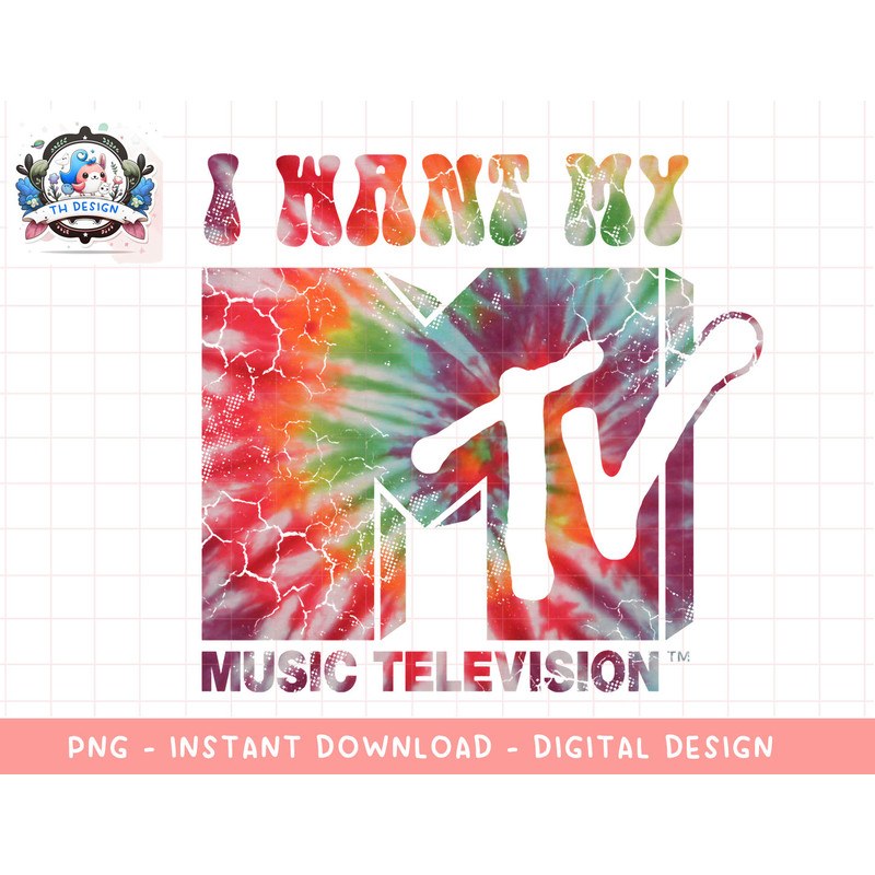 Mademark x MTV - I Want My MTV Retro Tie Dye Sweatshirt copy.jpg