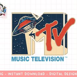 mademark x mtv - mtv logo alien ufo space ship teleporting beam in space mtv png, digital download, instant download,mtv