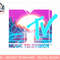 Mademark x MTV - The official MTV Logo with a big sun behind a vector world Tank Top copy.jpg