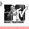 Mademark x MTV - Womens MTV Astronaut Stratosphere Footage V-Neck T-Shirt copy.jpg
