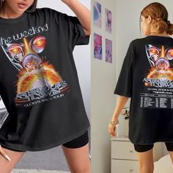 the after hours til dawn 2023 tour 2 sides shirt, after hours tour concert tshirt, til dawn 2023 merch, gifts for fans