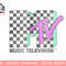 MTV Checkered Distressed Retro Logo Sweatshirt copy.jpg