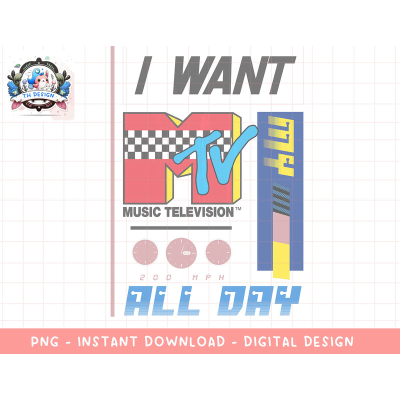 MTV Classic Logo Race Car Themed Long-Sleeve T-Shirt Long Sleeve T-Shirt copy.jpg