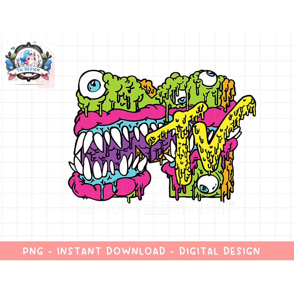 MTV Classic Logo Moster Design T- Shirts T-Shirt copy.jpg