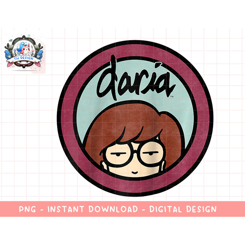 MTV Daria TV Show Mint Logo Raglan Baseball Tee copy.jpg