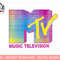 MTV Distressed Fluorescent Gradient Logo T-Shirt copy.jpg