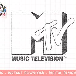 mtv distressed vintage black and white logo graphic png, digital download, instant download,mtv, mtv logo, mtv png