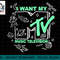 MTV I Want My Music Television Alien Sketch Logo T-Shirt copy.jpg