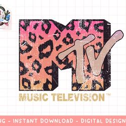 mtv leopard print gradient logo png, digital download, instant download,mtv, mtv logo, mtv png