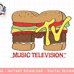 mtv logo burger png, digital download, instant download,mtv, mtv logo, mtv png