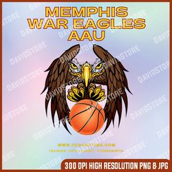 basketball memphis war eagles aau premium png, png high quality, png, digital download