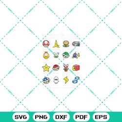 mario kart weapons of choice item poster t-shirt png