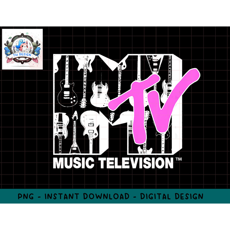 MTV Logo Guitar String Pink Tank Top copy.jpg