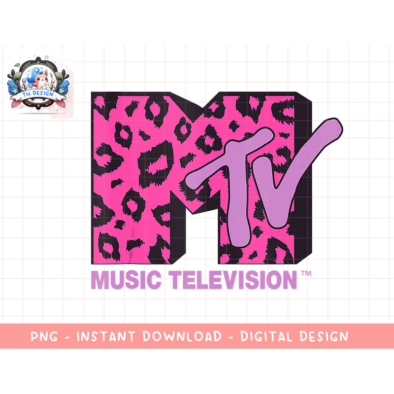 MTV Logo Pink Leopard Print Tank Top copy.jpg
