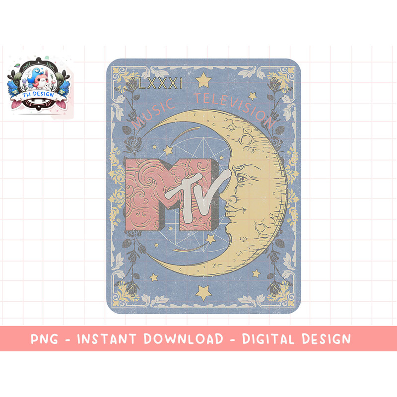 MTV Music Television Crescent Moon Tarot Card T-Shirt copy.jpg