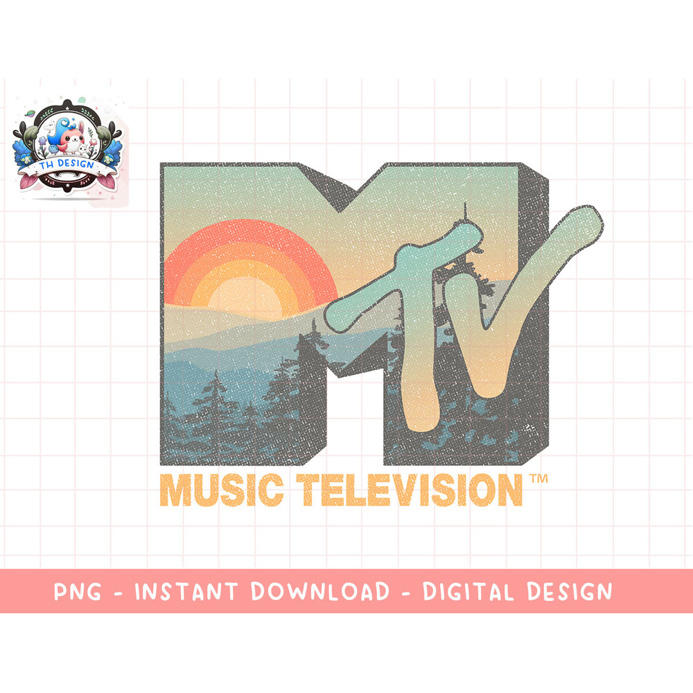 MTV Music Television Nature Logo Long Sleeve T-Shirt copy.jpg