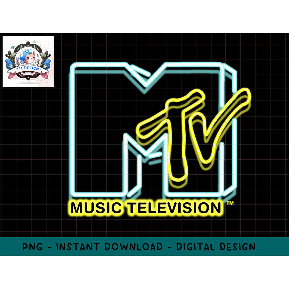 MTV Neon Lights Sign Logo Retro Sweatshirt copy.jpg