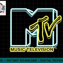 mtv neon lights sign logo retro png, digital download, instant download,mtv, mtv logo, mtv png