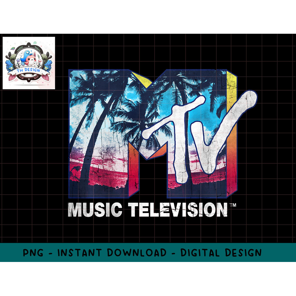 MTV Neon Sunset Bold Logo Long Sleeve T-Shirt copy.jpg