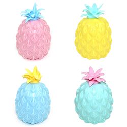 pineapple squishy filled with water beads fidget toys - pack of 1