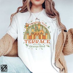 orange bird shirt, sunshine tree shirt, vintage walt disney world orange bird, retro disney castle, epcot flower and gar
