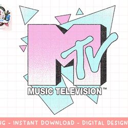 mtv retro triangles bold logo png, digital download, instant download,mtv, mtv logo, mtv png