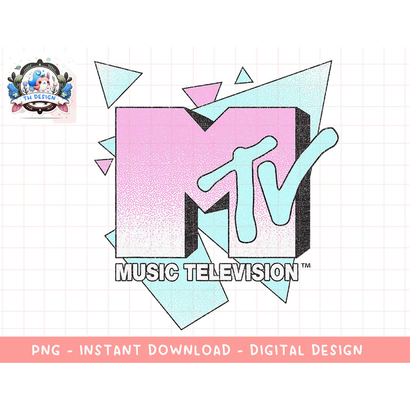 MTV Retro Triangles Bold Logo T-Shirt copy.jpg