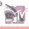 Mtv Shark Shaped Logo Fill In Blue And Pink T-Shirt copy.jpg