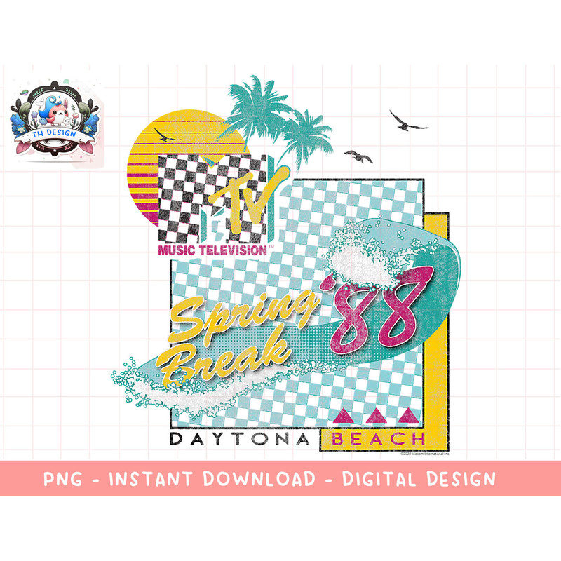 MTV Spring Break '88 Vintage Surf Graphic T-Shirt copy.jpg