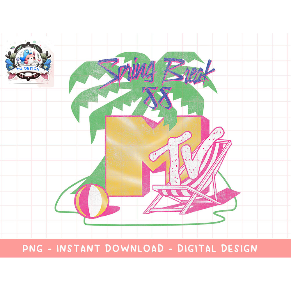 MTV Spring Break 88' Classic Logo T- Shirts T-Shirt copy.jpg