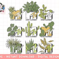 mtv succulent grid logo png, digital download, instant download,mtv, mtv logo, mtv png