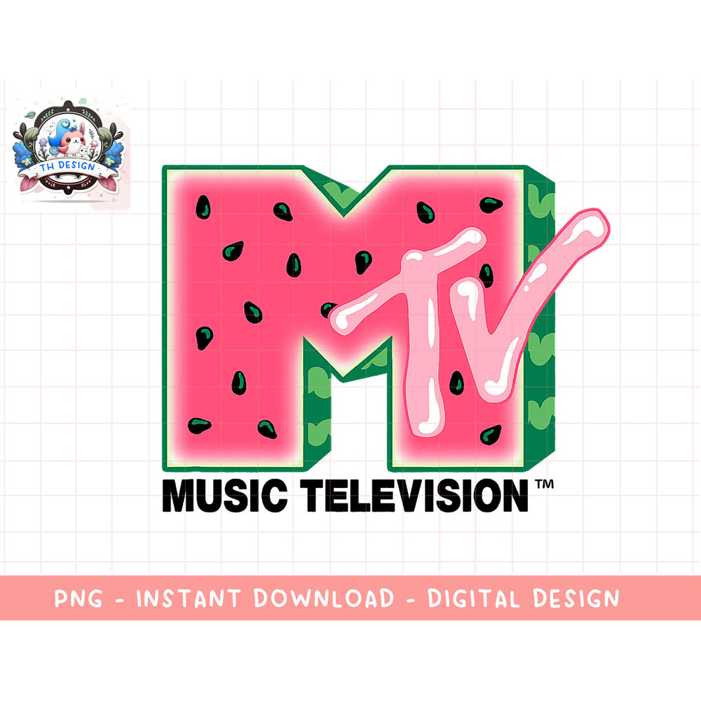 MTV Watermelon Logo Fill Graphic T-Shirt copy.jpg