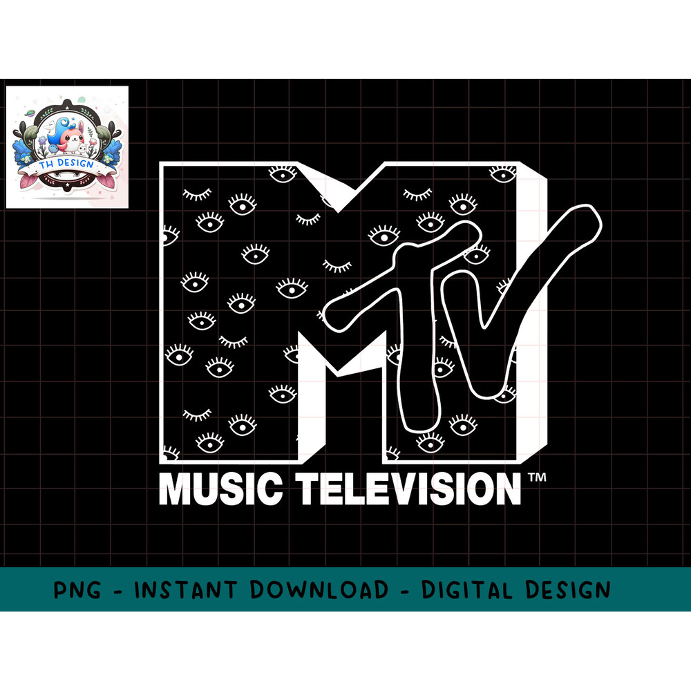 MTV Winking Blinking Eyes All Over Logo Sweatshirt copy.jpg