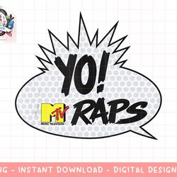 mtv yo! mtv raps comic book talk bubble png, digital download, instant download,mtv, mtv logo, mtv png