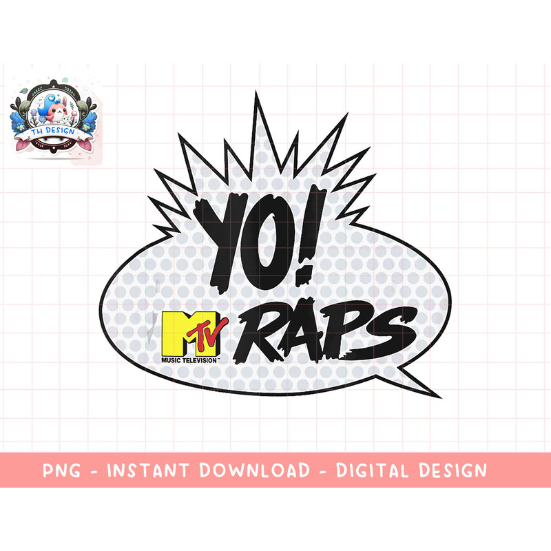 MTV YO! MTV Raps Comic Book Talk Bubble Tank Top copy.jpg