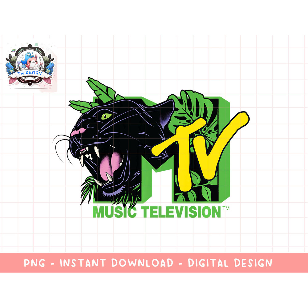 Panther MTV Green Logo Long Sleeve T-Shirt copy.jpg