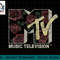 Womens MTV Rose Floral Music Television Logo V-Neck T-Shirt copy.jpg