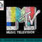 Womens MTV Vintage TV Signal Logo V-Neck T-Shirt copy.jpg