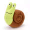 Snail Shape Plush Dog Chew Molar Toy (2).jpg