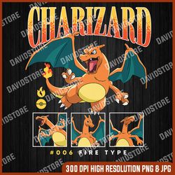 pokemon - charizard multiple poses premium png, charizard png, png high quality, png, digital download