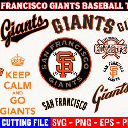 san francisco giants baseball team svg, san-francisco giants svg, cricut, silhouette file, bundles, cutting file, vector
