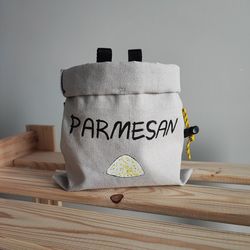 Chalk bag Parmesan for rock climbing