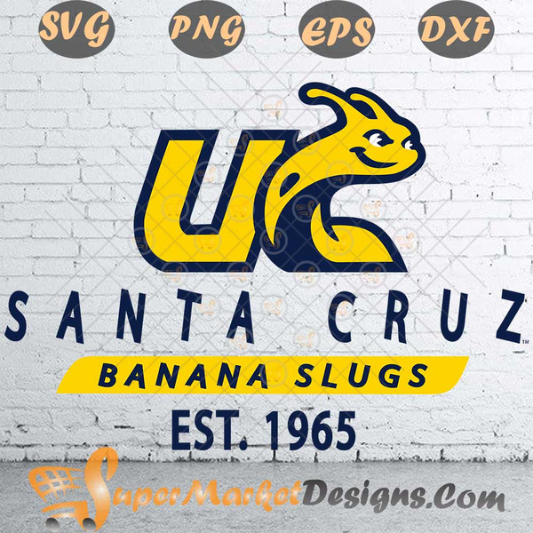 Est date uc santa cruz ucsc banana slugs SVG PNG DXF EPS.jpg