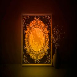 zodiac aries shadow box svg template, astrological signs papercut lightbox cricut svg, 3d layered paper cut light box dx