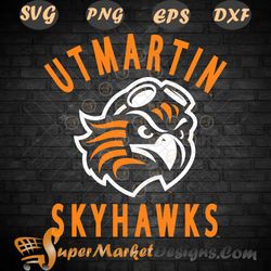 UT martin skyhawks large SVG PNG DXF EPS