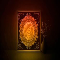 zodiac aquarius shadow box svg template, astrological signs papercut lightbox cricut svg, 3d layered paper cut light box