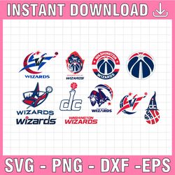 11 files washington wizards nba basketball bundle svg washington svg, wizards svg, washington wizards clipart, nba svg,